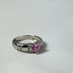 Eternal Love Heart Cut Ring PINK