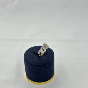 Men Band iced out 925 Silver #005