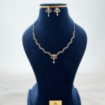 925 Sterling Silver Floral Necklace Set