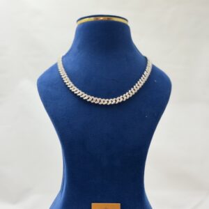 Silver Iced out Men Chain