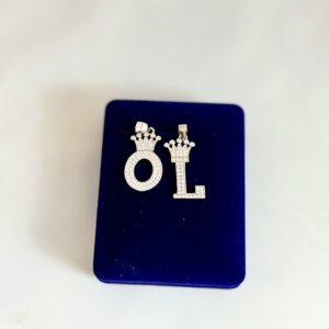 Alphabet pendant crafted in pure 925 silver