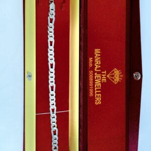 Big Figaro men’s bracelet crafted in pure 925 silver