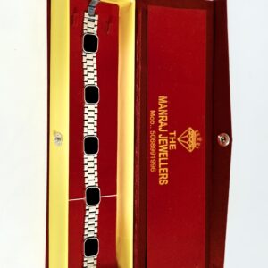 Midnight Square Link Bracelet