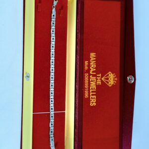 Italian Stone Link Bracelet – 925 Silver