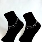 Swarovski Shine Silver Anklets