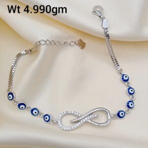 Infinity Ladies Bracelet with Evileye