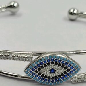 Evil eye adjustable Bangle ,Bracelet