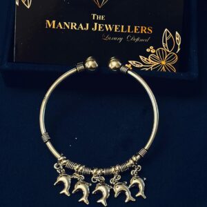 Fish Oxidized Silver Bracelet 925