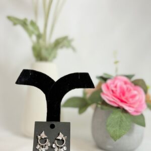 Celestial Round Hanging Studs