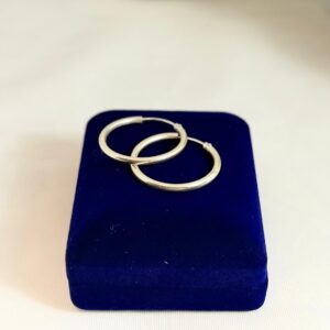 Silver Round  Bali for Men / women